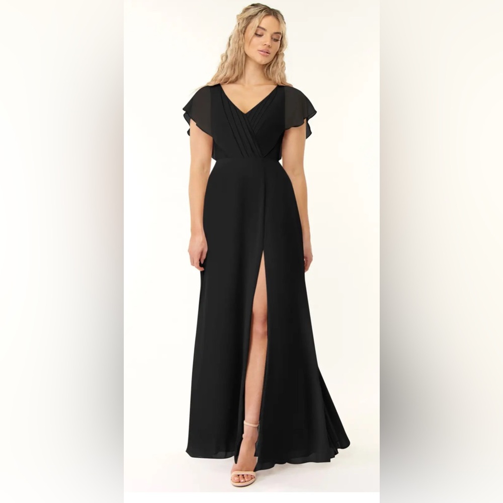 Azazie Black Wedding Dress